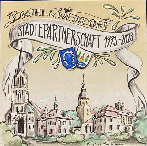 30 Jahre Partnerschaft Brühl und Weixdorf 1993 - 2023