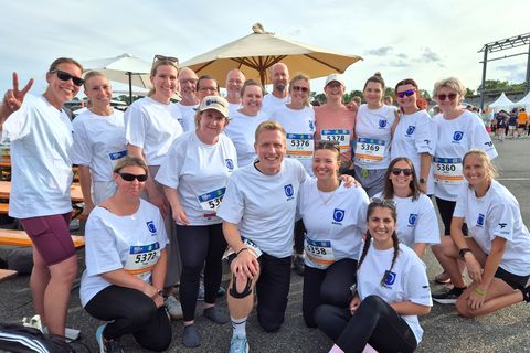 Die erfolgreichen Sportlerinnen und Sportler in ihren Gemeinde-Sport-Trikots hatten viel Spaß