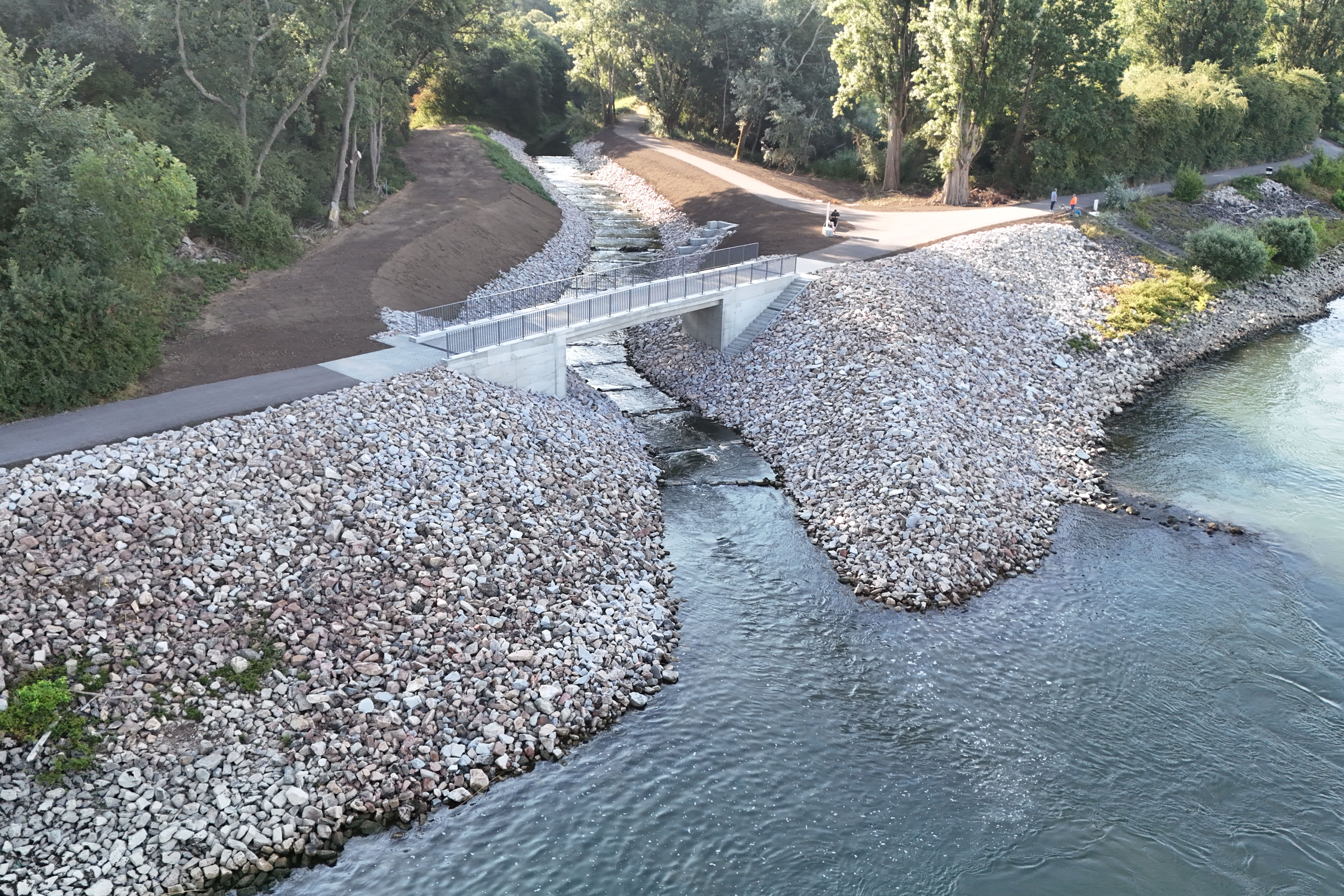 Die Leimbachmündung