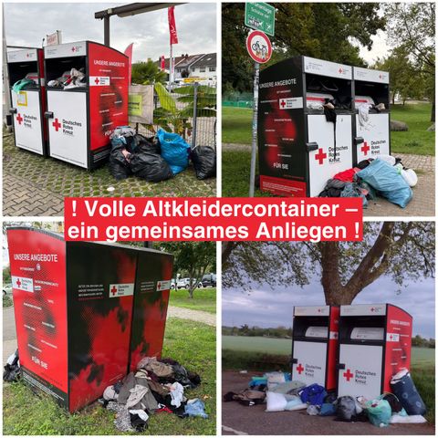 Situation Kleidercontainer