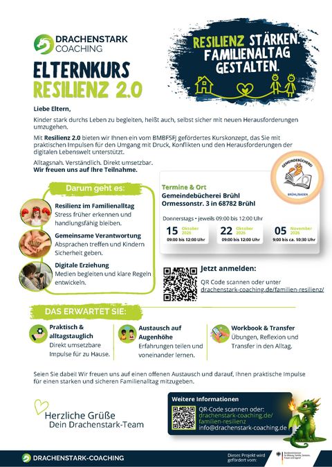 Drachenstark Coaching - Elternkurs Resilienz 2.0