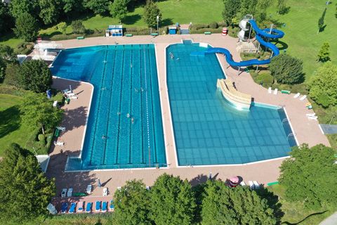 Luftbild Brühler Freibad