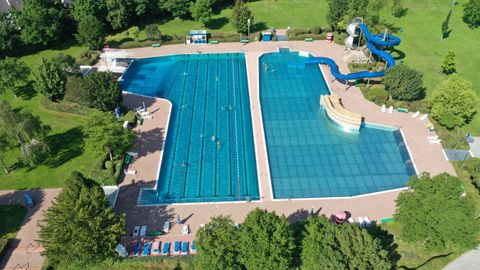 Luftbild Brühler Freibad