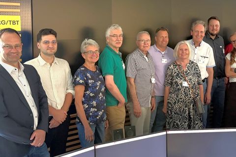 Besuch der Netzleitstelle Heilbronn durch Mitglieder des Gemeinderates