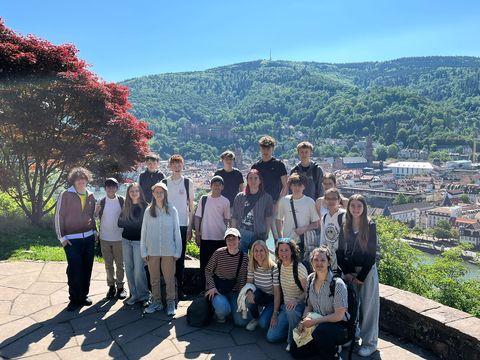 Unterwegs auf dem Heidelberger Philosophenweg