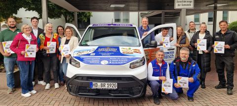 Alle Sponsoren mit Bürgermeister