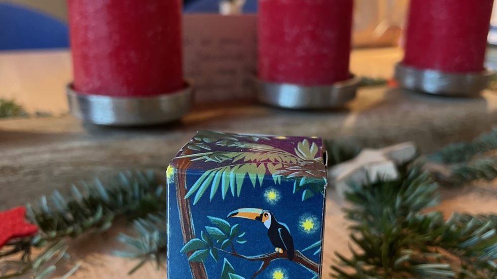 Spendenkästchen zur Weihnachtszeit